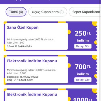 Kupon Kullanımı Ve Canlı Destek Sorunu