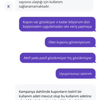 Kupon Kullanımı Ve Canlı Destek Sorunu