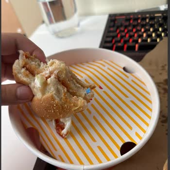 Burgerimde Plastik Kalıntısı Şoku