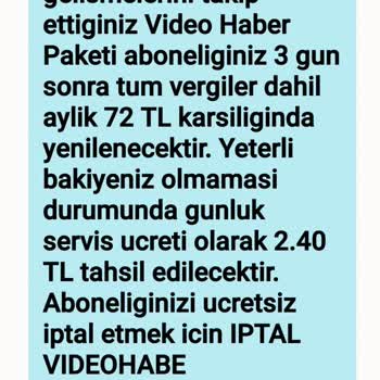 Habersiz Abonelik Ve Ücret İadesi Talebi