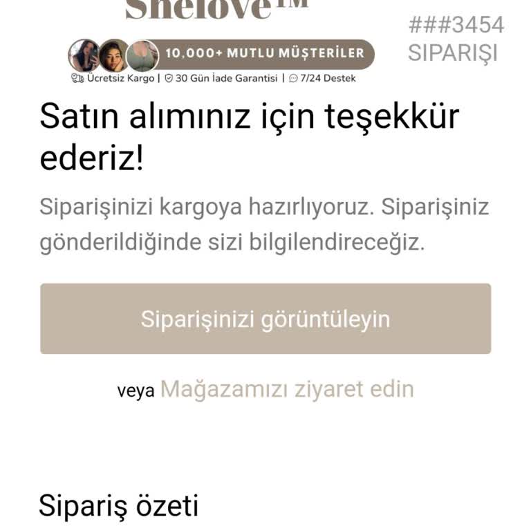 Shelove Mağazasında Kayıp: Ürün Yok, İletişim Yok!