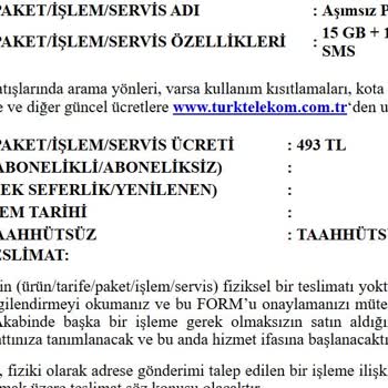 Faturalı Ve Faturasız Tarife Tutarsızlığı