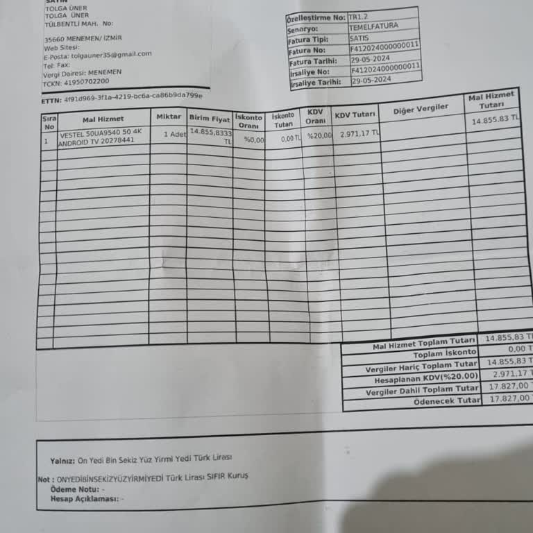 Vestel TV'de Hayal Kırıklığı