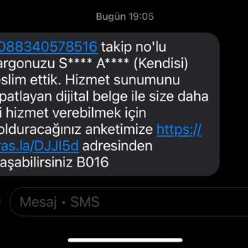 Kayıp Kargo Ve Yanıltıcı Teslimat Mesajı