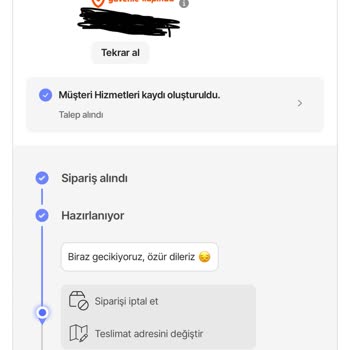 Kargoya Verilmeyen Ürün Ve İlgisiz Destek