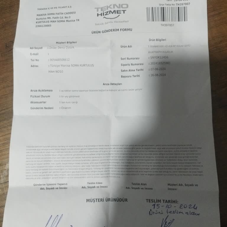 Teknosa'dan Alınan Kulaklık Sorunu Çözülmedi