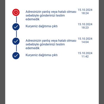 Adres Bulunamıyor, Kargo Teslim Edilemiyor