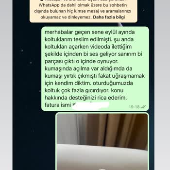 Koltuk Tamiri İçin Aylarca Bekletilen Müşteri Mağduriyeti