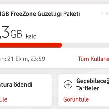Vodafone'un Yanlış İnternet Aşım Ücretlendirmesi Ve Çözüm Eksikliği!