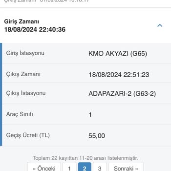 Yanlış Hesaplanan Otoyol Geçiş Ücreti Ve İade Talebi