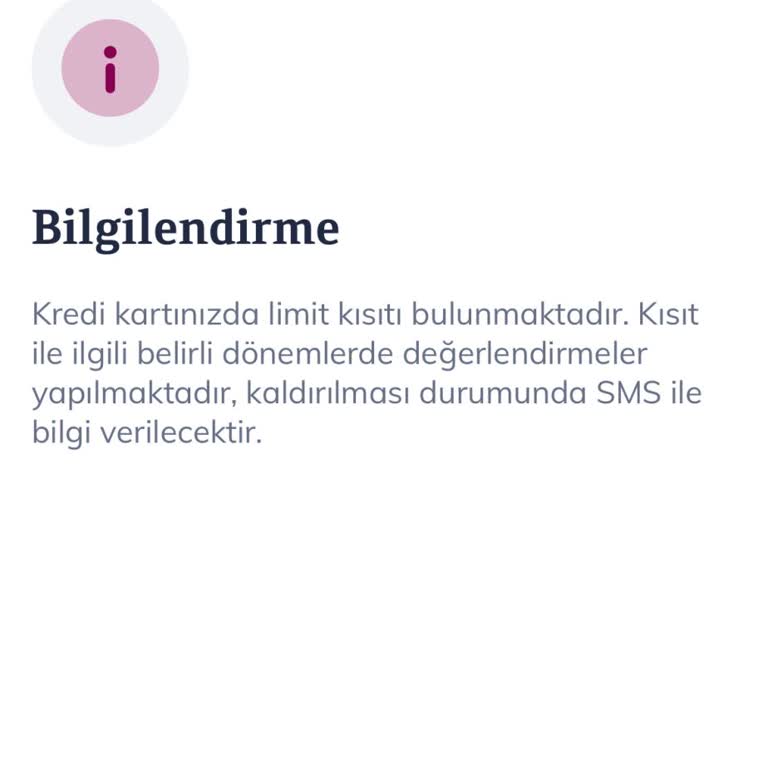 QNB Türkiye Kredi Kartı Limit Kısıtlaması Sorunu!