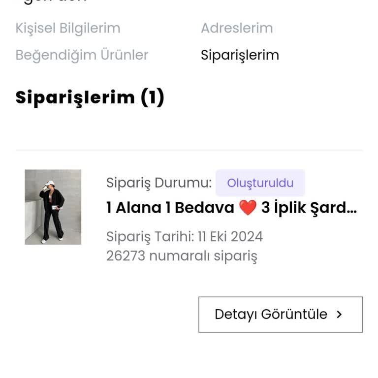 Sipariş Verdim, Ürünler Kargolanmadı!