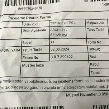 Kalitesiz Ayakkabı Ve Yetersiz Müşteri Hizmeti Deneyimi