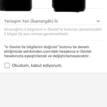 Sahibinden Hesap Doğrulama Sorunu