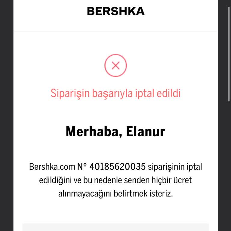 Sipariş İptali Ve Hesap Erişim Sorunu