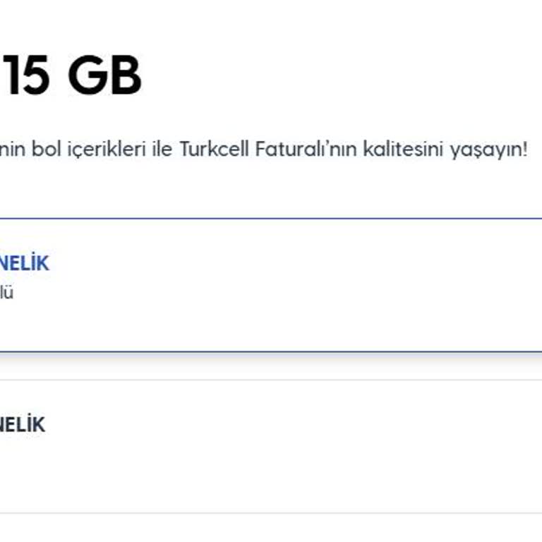 Turkcell'den Aniden Artan Fatura Ücreti