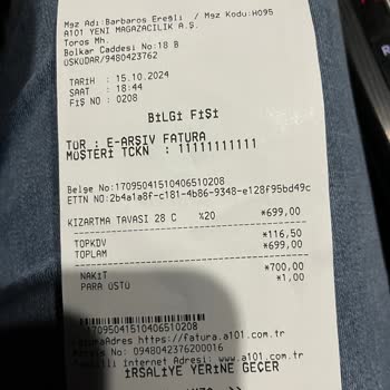 Etiket Ve Kasa Fiyatı Uyuşmazlığı