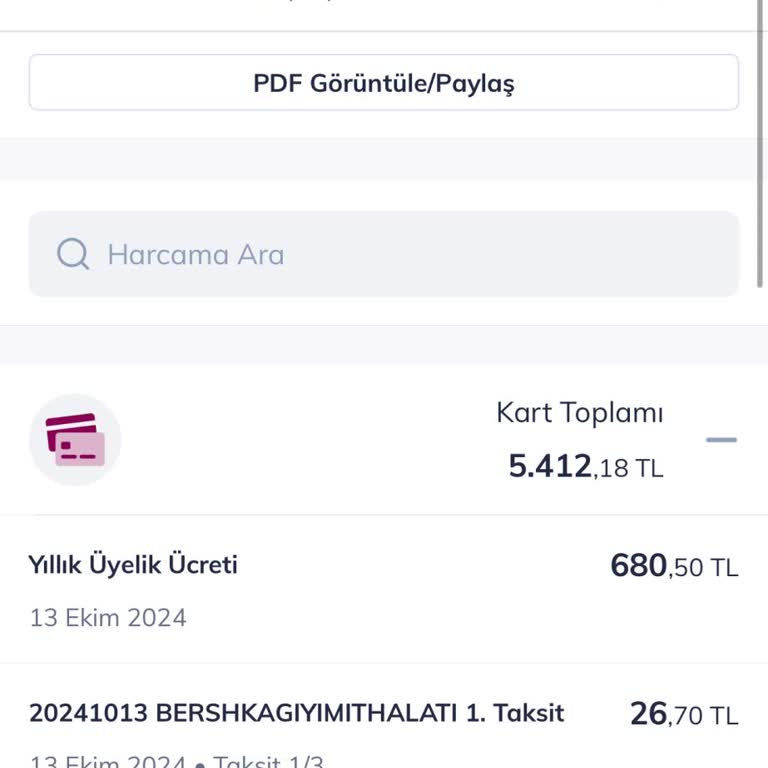 Haksız Kart Aidatı İadesi Talebi