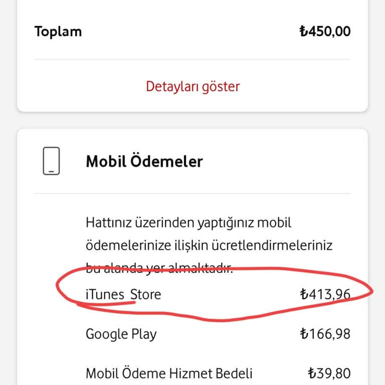 Yanlış Mobil Ödeme Kesintisi