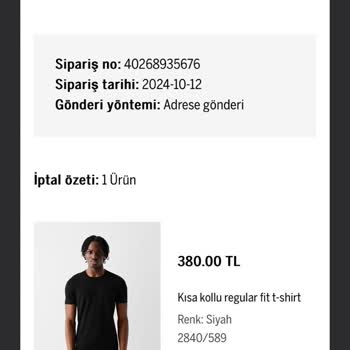 Bershka'dan İndirimli Alışverişte İptal Ve İade Sorunu
