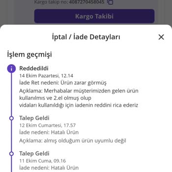 N11'de Müşteri Desteği Eksikliği Ve İade Sorunu
