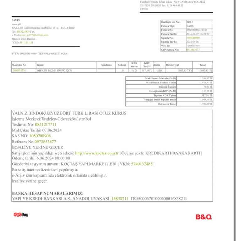 Koçtaş'tan Aldığım Çim Biçme Makinesi Hayal Kırıklığı Yarattı