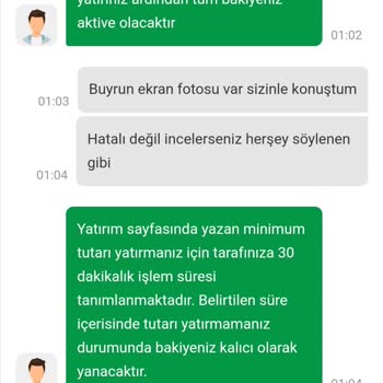 Para İadesi Sorunu Ve Canlı Destek Talepleri