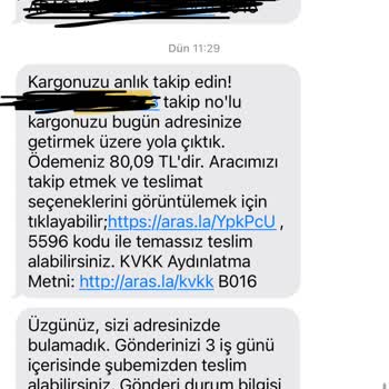 Esenyurt Aras Kargo Beymer Şubesi'nin Teslimat Sorunları