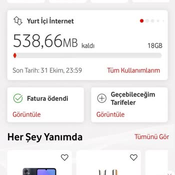 Hediye İnternetin Tüketimi Ve Müşteri Hizmetleri Sorunu