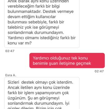 Gece Yarısı İptal Edilen Sipariş Ve İletişim Sorunu