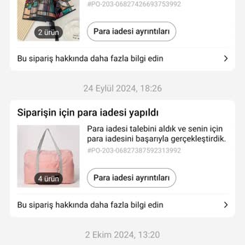 İptal Edilen Siparişin Para İadesi Sorunu