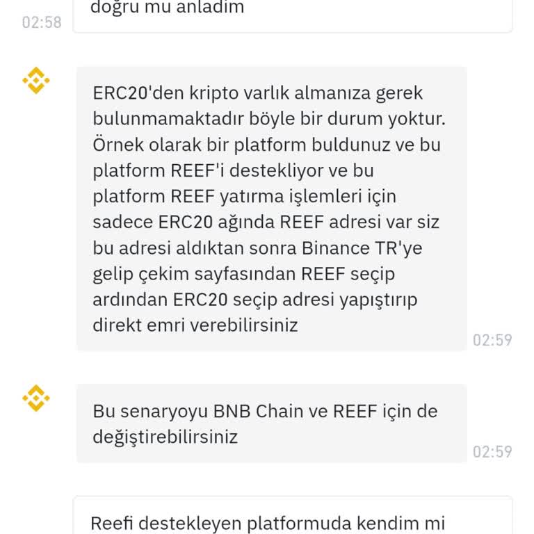 Reef Coin Kaldırıldı, Paramı Nasıl Alacağım?