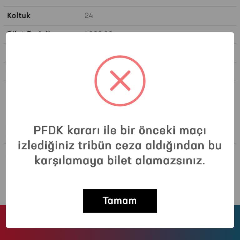 Maç Bileti Alımında Ceza Sorunu