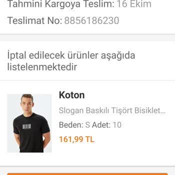 Yanlış Ürün Kaydı Ve İptal Sorunu: Koton Müşteri Deneyimi