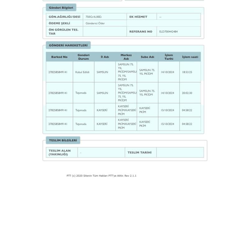 Kargom Nerede? Bilgi Yok, Teslimat Yok