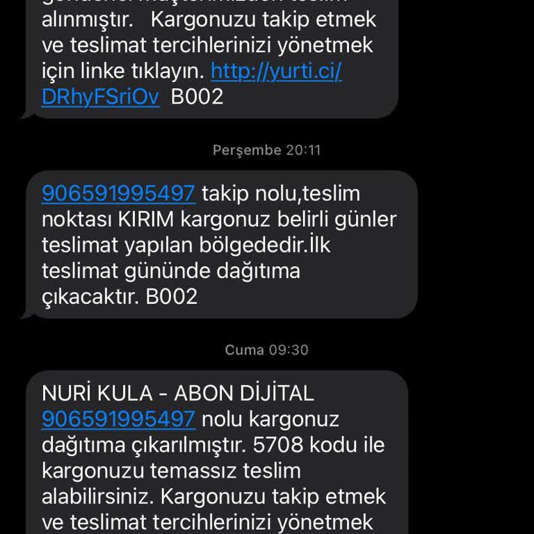 Yurtiçi Kargo'nun Teslimat Sorunu