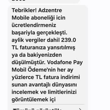 Vodafone Ücretlendirme Sorunları Ve Mağduriyet