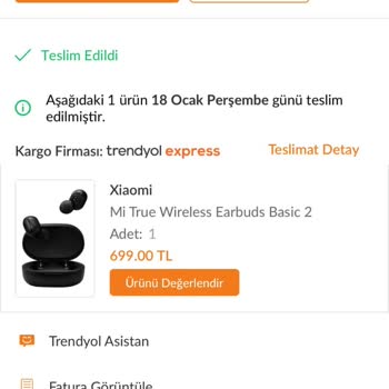 Erdem Ev Aletleri Hediye Kulaklık Şarj Olmuyor Ve Destek Alınamıyor!