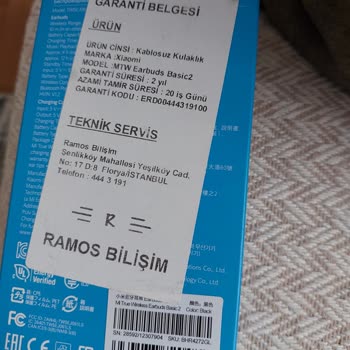 Erdem Ev Aletleri Hediye Kulaklık Şarj Olmuyor Ve Destek Alınamıyor!