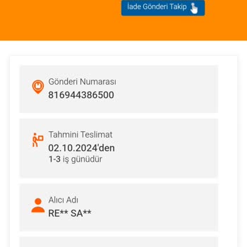 İade Edilen Ürün Kargo Tarafından Teslim Edilmedi