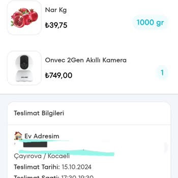 A101 Kapıda Uygulaması Sipariş Gecikmesi
