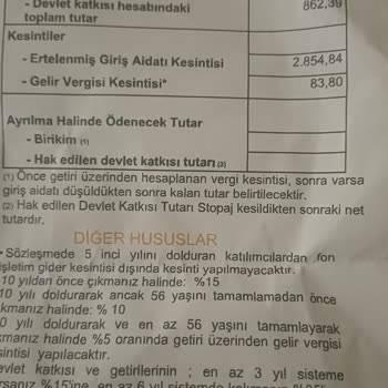 Emeklilik Fonumda Kaybolan Paralar