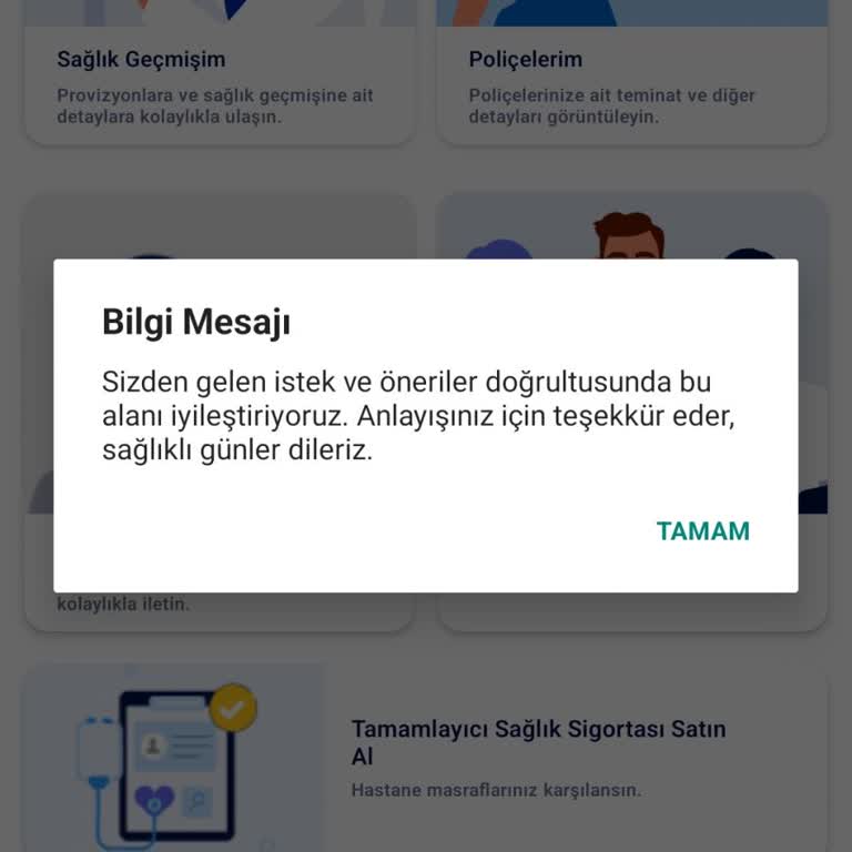 Sigorta Bilgilerine Ulaşamama Sorunu