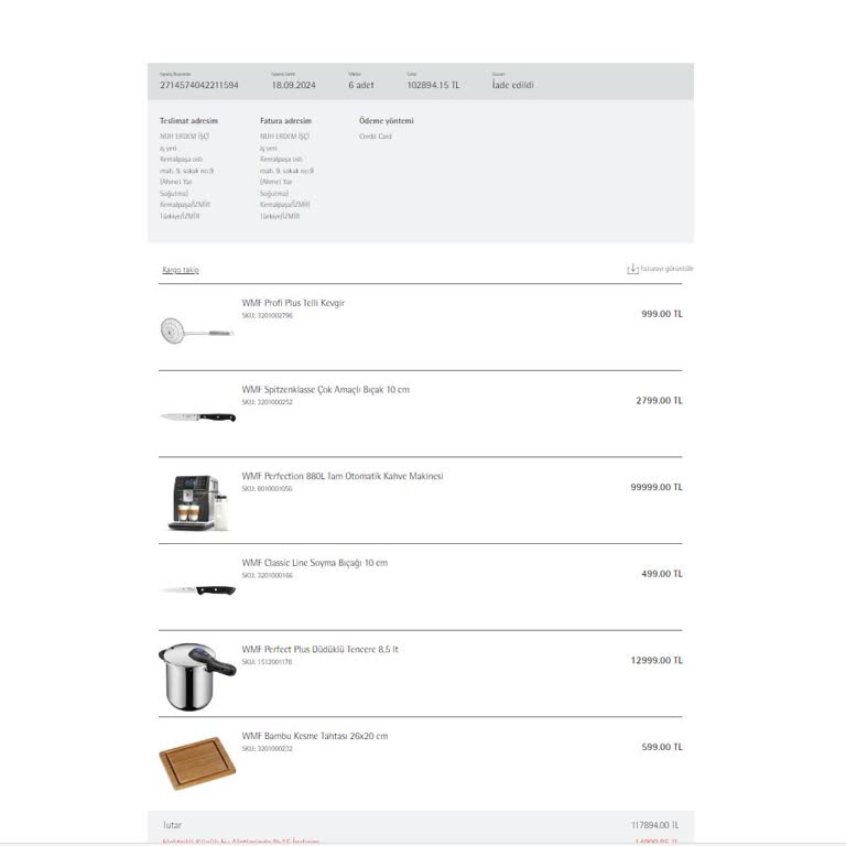 İade Edilmeyen Ücret İçin Acil Çözüm Talebi