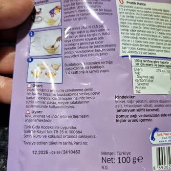 Dr. Oetker Jölesi Hayal Kırıklığı Yarattı