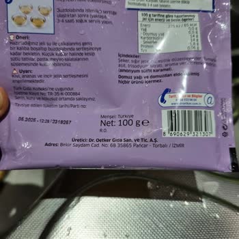Dr. Oetker Jölesi Hayal Kırıklığı Yarattı