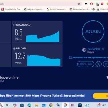 Turkcell Superonline: Yavaş İnternet Hızlarıyla Hayal Kırıklığı