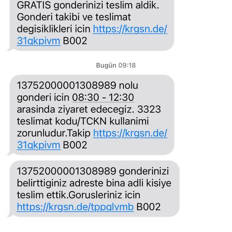 Gratis Kargo Firmasının Saygısız Teslimat Sorunu