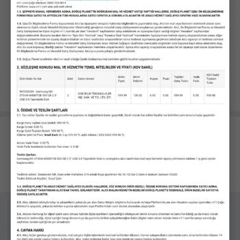 N11 Üzerinden Alınan Harddisklerin Sorunları