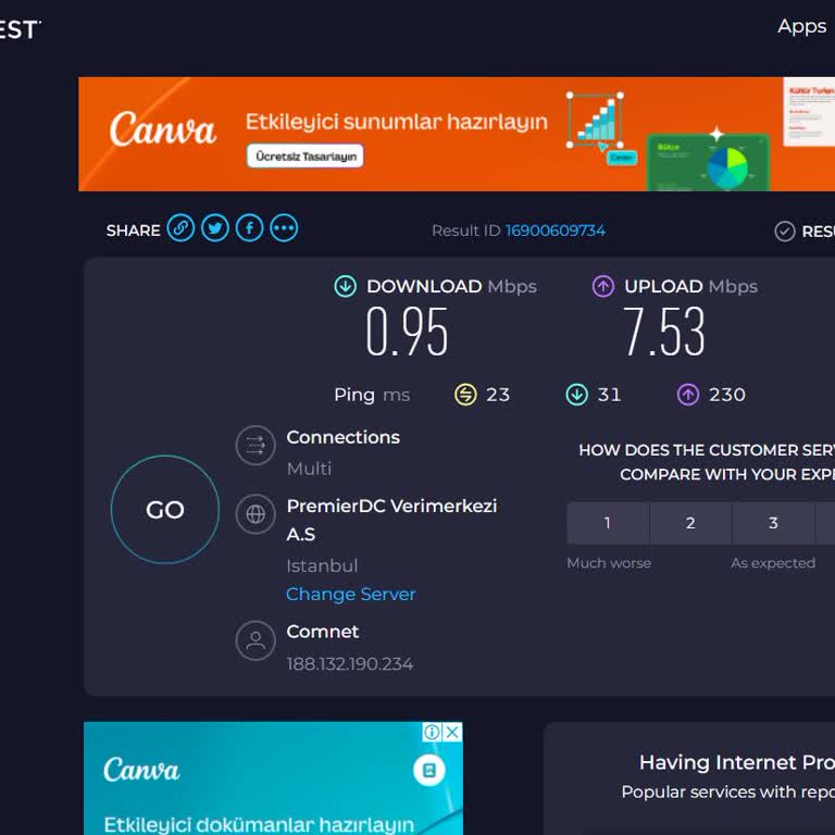 İnternet Hızı Ve Destek Hizmeti Sorunları